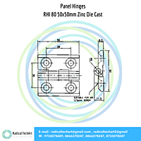 RHI Series Panel Hinges RHI Series Panel Hinges