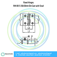 RHI Series Panel Hinges RHI Series Panel Hinges