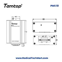Temtop PMS10 Pump Suction Laser Particle Sensor