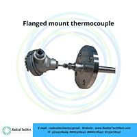 Flanged mount thermocouple