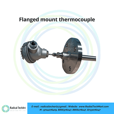 Flanged mount thermocouple