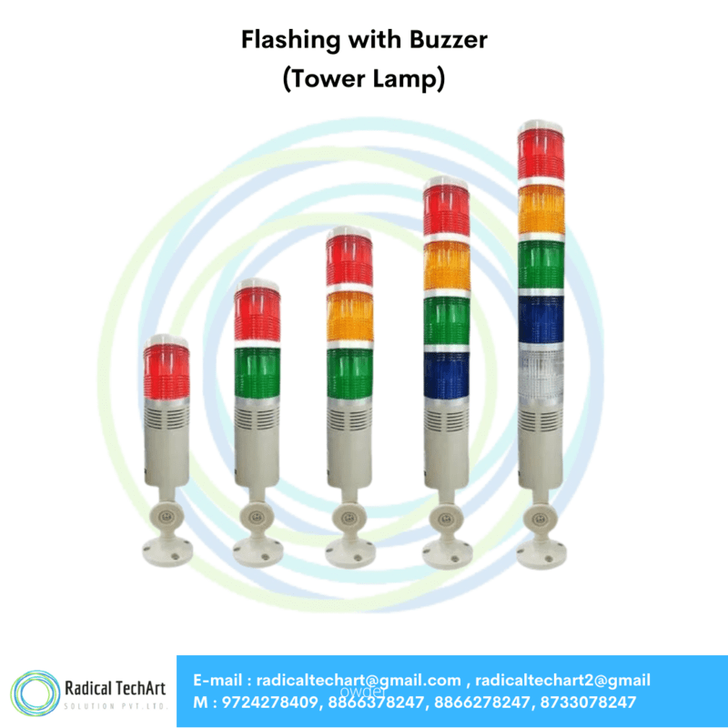 Flashing with Buzzer (Tower Lamp)