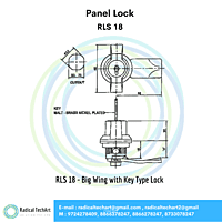 Panel Lock - RLS 11R, RLS 17, RLS 18 Panel Lock - RLS 11R, RLS 17, RLS 18