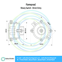 Flameproof Rotary Switch - Direct Entry Flameproof Rotary Switch - Direct Entry