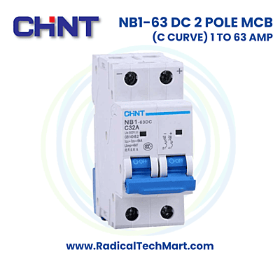 NB1-63 DC 2 Pole MCB
