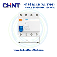 NI 1 RCCB 4 Pole 10kA (AC Type)
