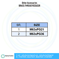 Brass thread reducer