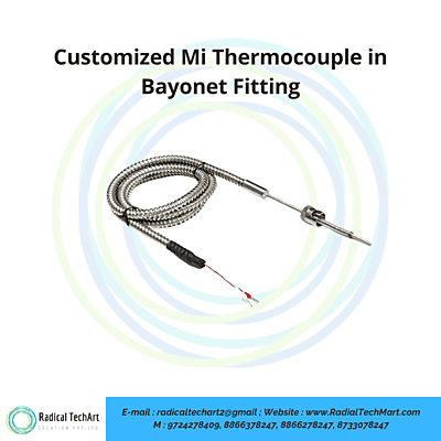Customized Mi Thermocouple in Bayonet Fitting