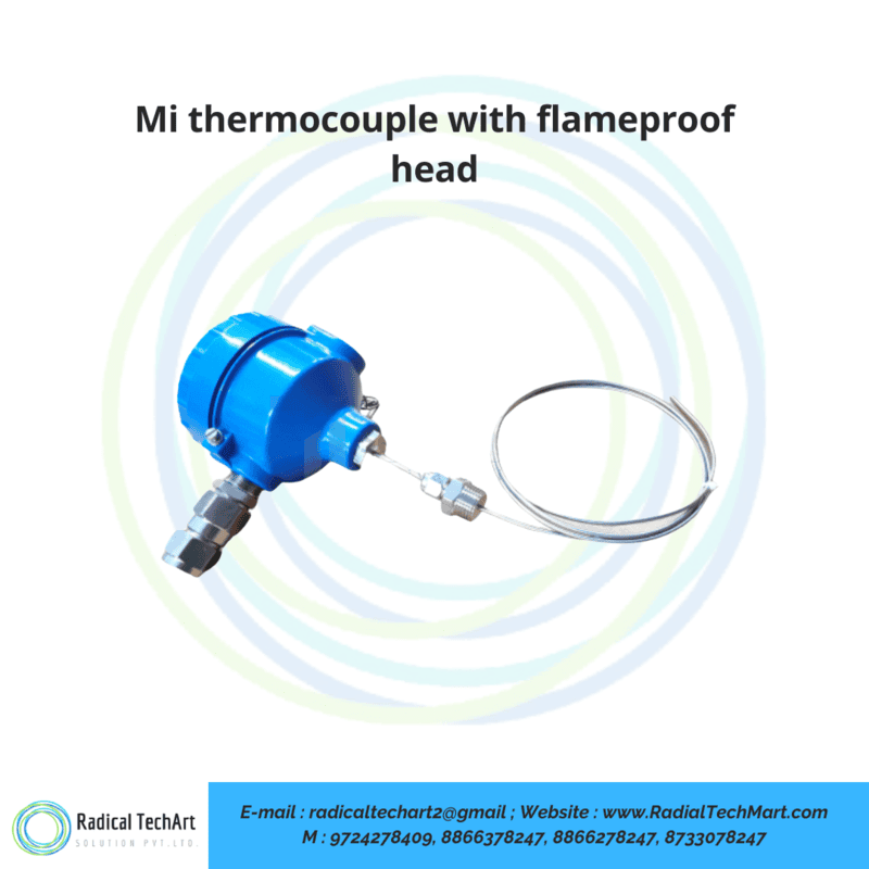 Mi thermocouple with flameproof head Mi thermocouple with flameproof head