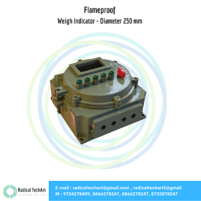 Flameproof Weigh Indicator - Diameter 250 mm