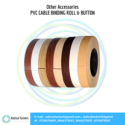 Pvc cable binding roll & button