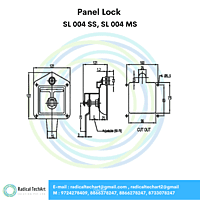 Panel Lock - SL 007 SS, SL 007 MS, SL 004 SS, SL 004 MS Panel Lock - SL 007 SS, SL 007 MS, SL 004 SS, SL 004 MS