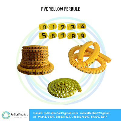 PVC yellow ferrule