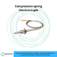 Compression spring thermocouple Compression spring thermocouple