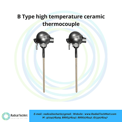 B Type high temperature ceramic thermocouple