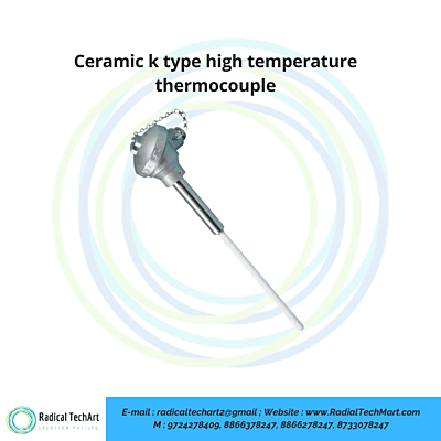 Ceramic k type high temperature thermocouple