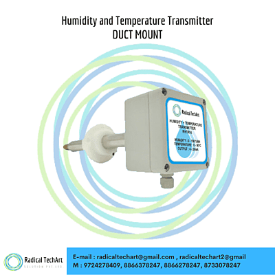 Humidity and Temperature Transmitter DUCT MOUNT