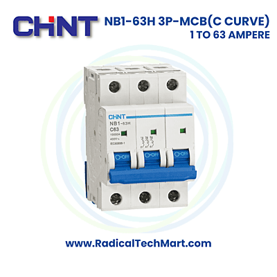 NB1-63H 3 Pole C Curve MCB