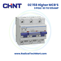 DZ 158 10kA 3 Pole (Higher AMP MCB)