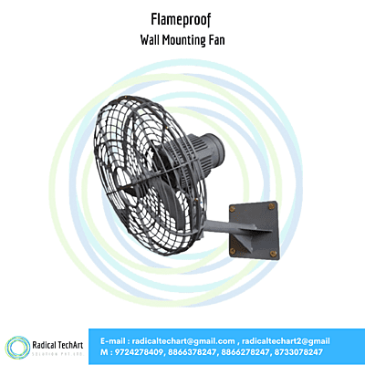 Flameproof Wall Mounting Fans