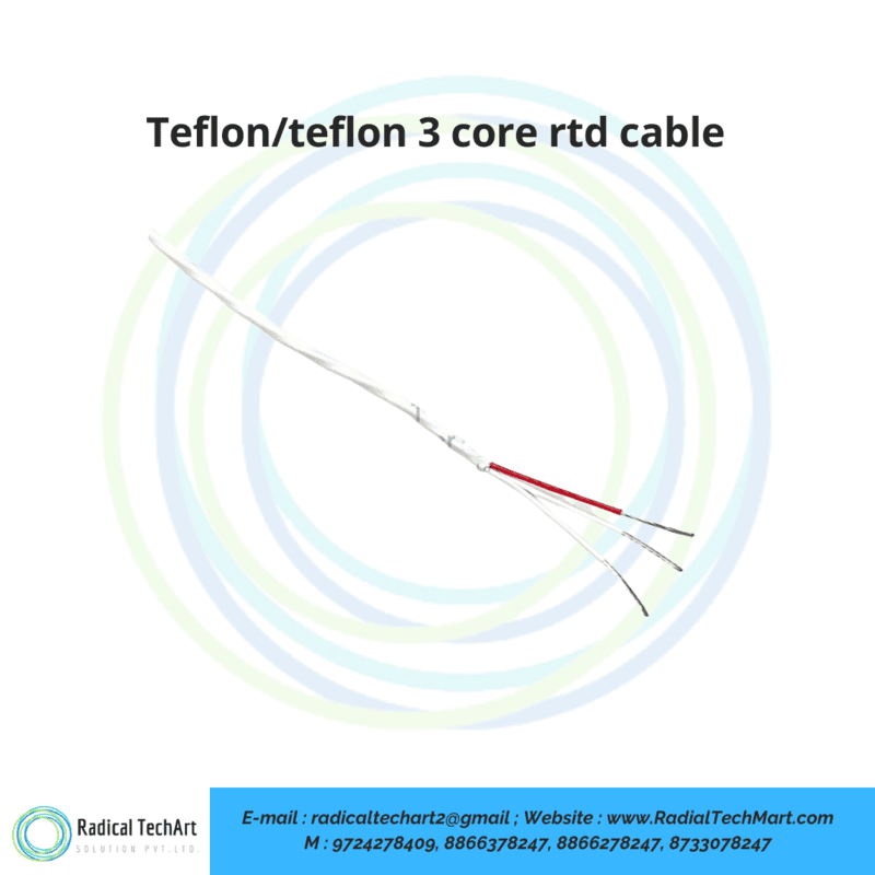 Teflon/teflon 3 core rtd cable Teflon/teflon 3 core rtd cable