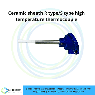 Ceramic sheath R type/S type high temperature thermocouple