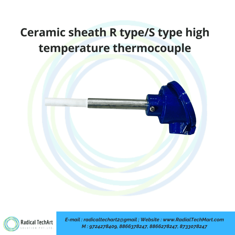 Ceramic sheath R type/S type high temperature thermocouple