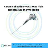 Ceramic sheath R type/S type high temperature thermocouple