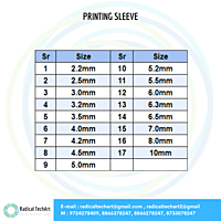 Printing sleeve