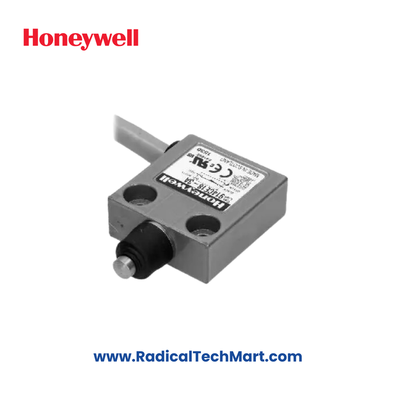 Honeywell 914CE18-3A Limit Switch with Top Pin Plunger and Boot Seal – IP68 Rated Honeywell 914CE18-3A Limit Switch with Top Pin Plunger and Boot Seal – IP68 Rated