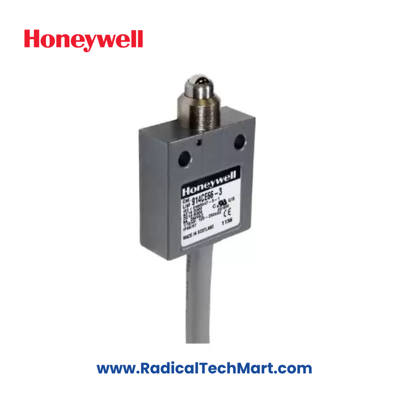 Honeywell 914CE66-3 Limit Switch with Top Ball Bearing Plunger