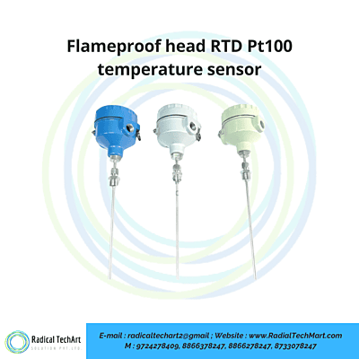 Flameproof head RTD Pt100 temperature sensor