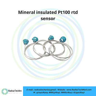 Mineral insulated Pt100 rtd sensor