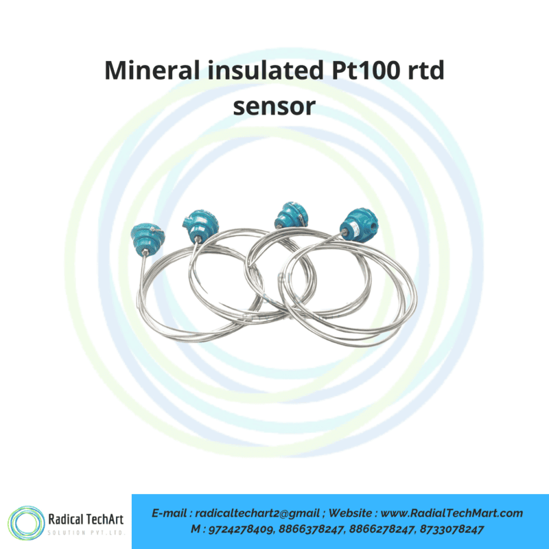 Mineral insulated Pt100 rtd sensor