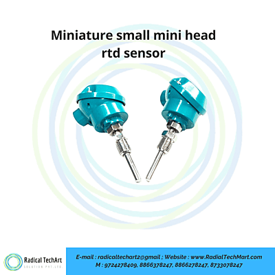Miniature small mini head rtd sensor