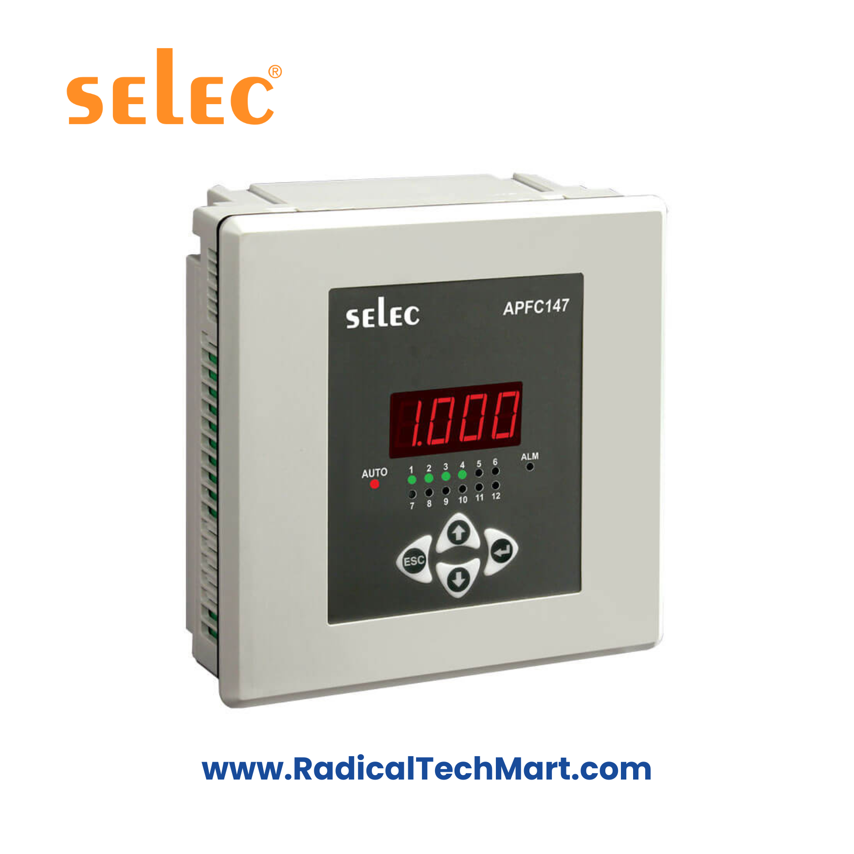 Selec APFC147 12-Stage LED Automatic Power Factor Controller