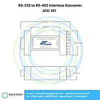 ATC 101 (RS-232 to RS-422 Interface Converter)
