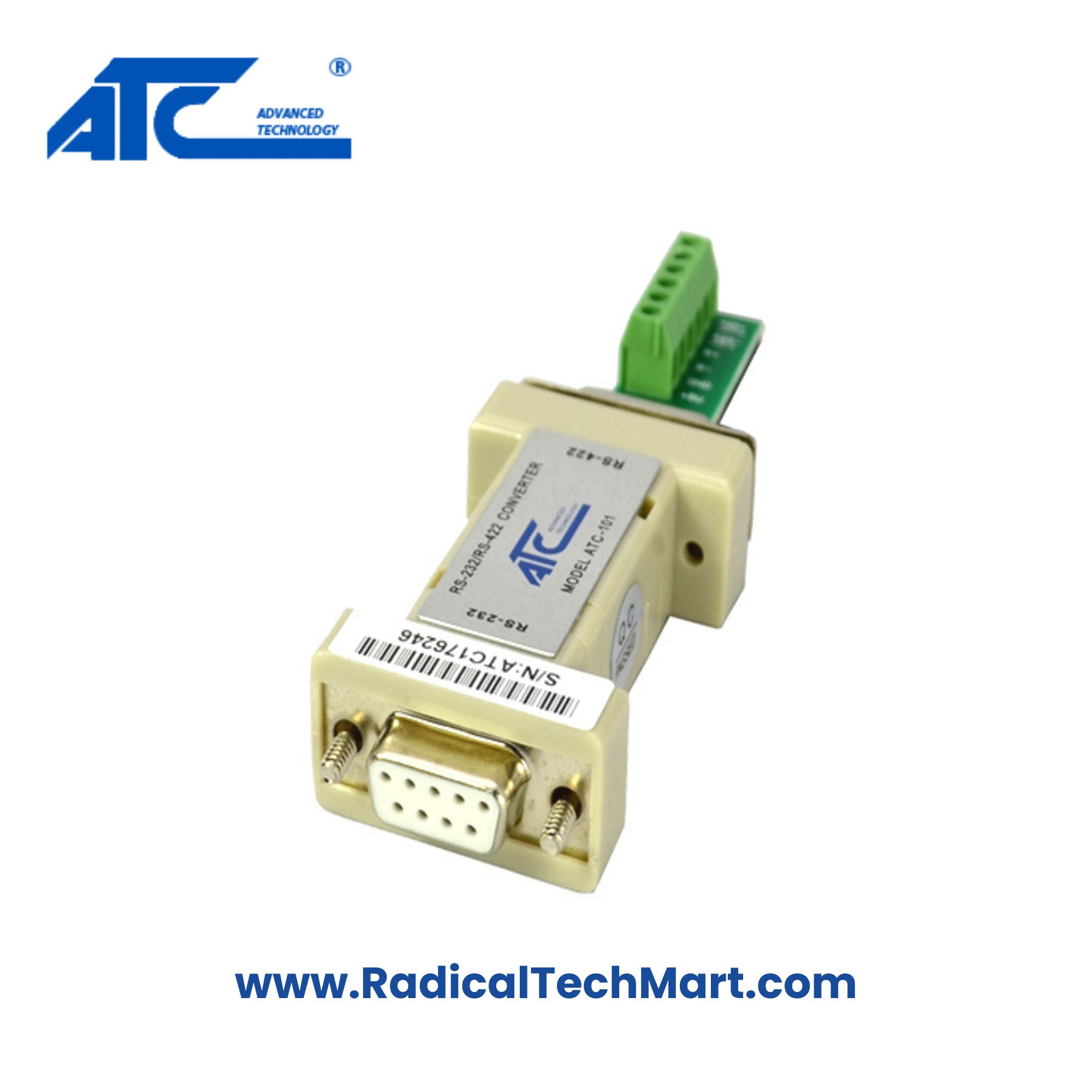 ATC-101 Port Powered RS-232 to RS-422 Converter