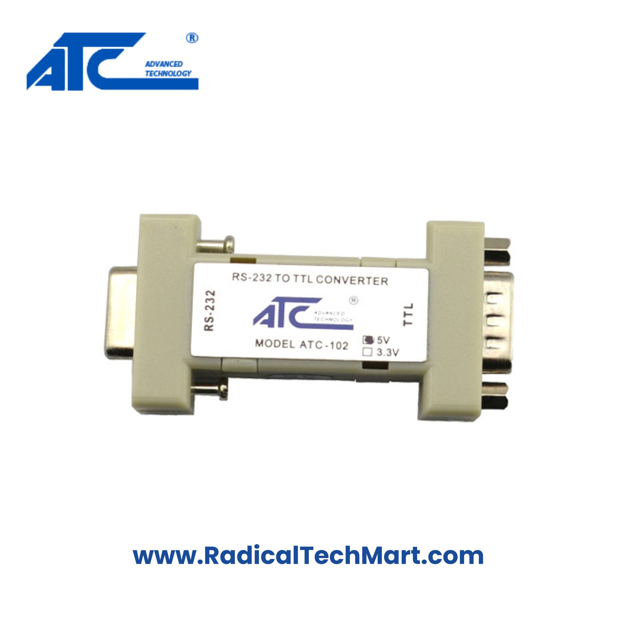 ATC-102 Port Powered RS-232 to TTL Interface Converter