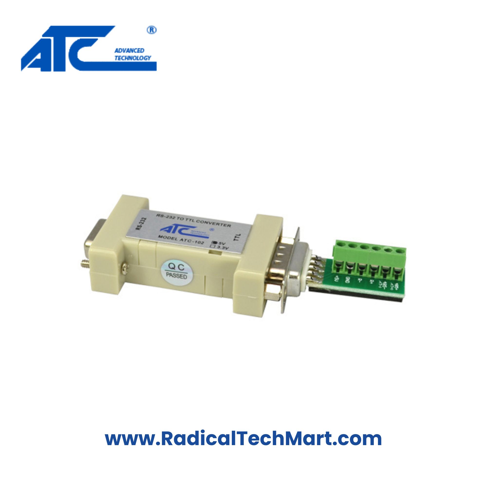 ATC-102 Port Powered RS-232 to TTL Interface Converter