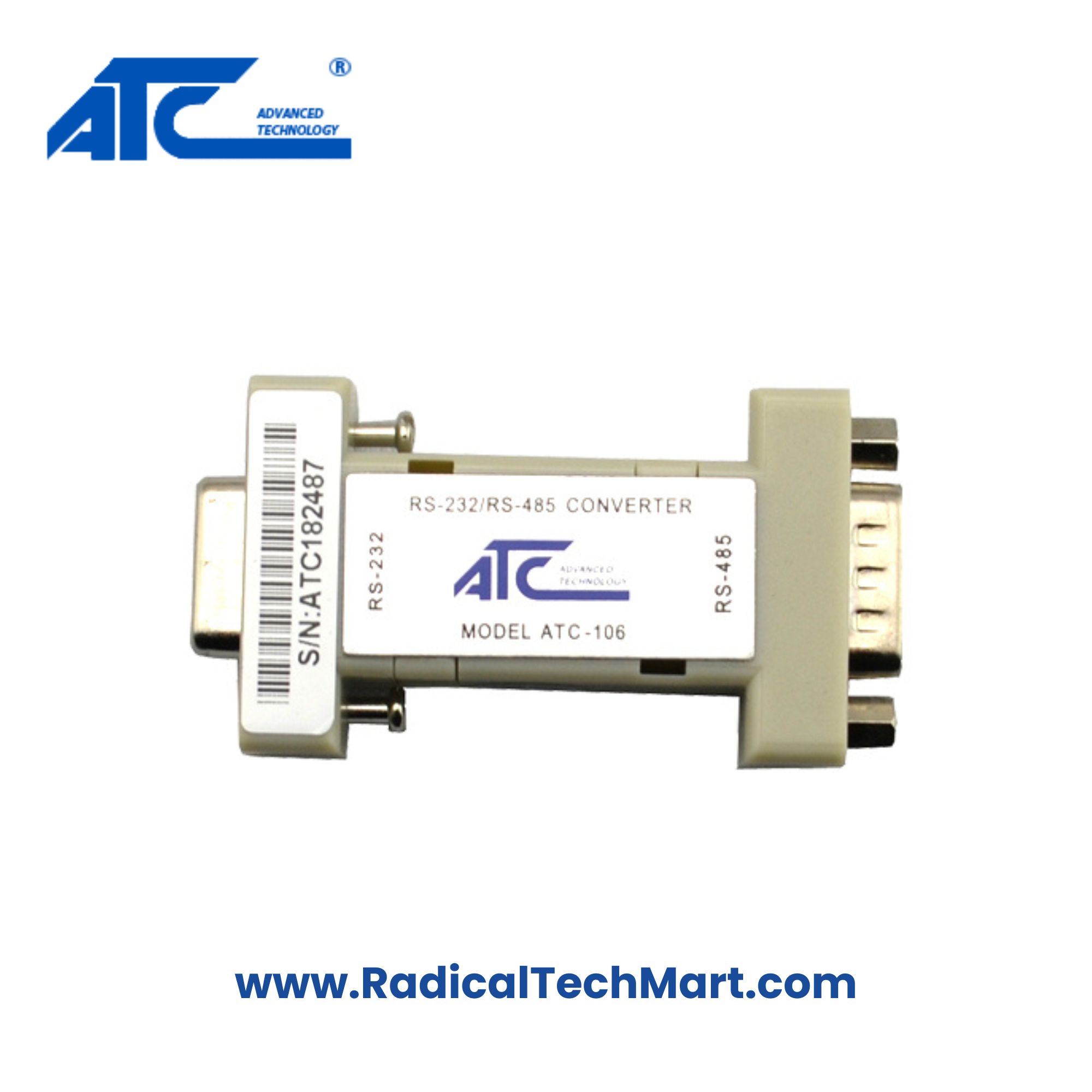 ATC-106 Port Powered RS-232 to RS-485 Converter ATC-106 Port Powered RS-232 to RS-485 Converter