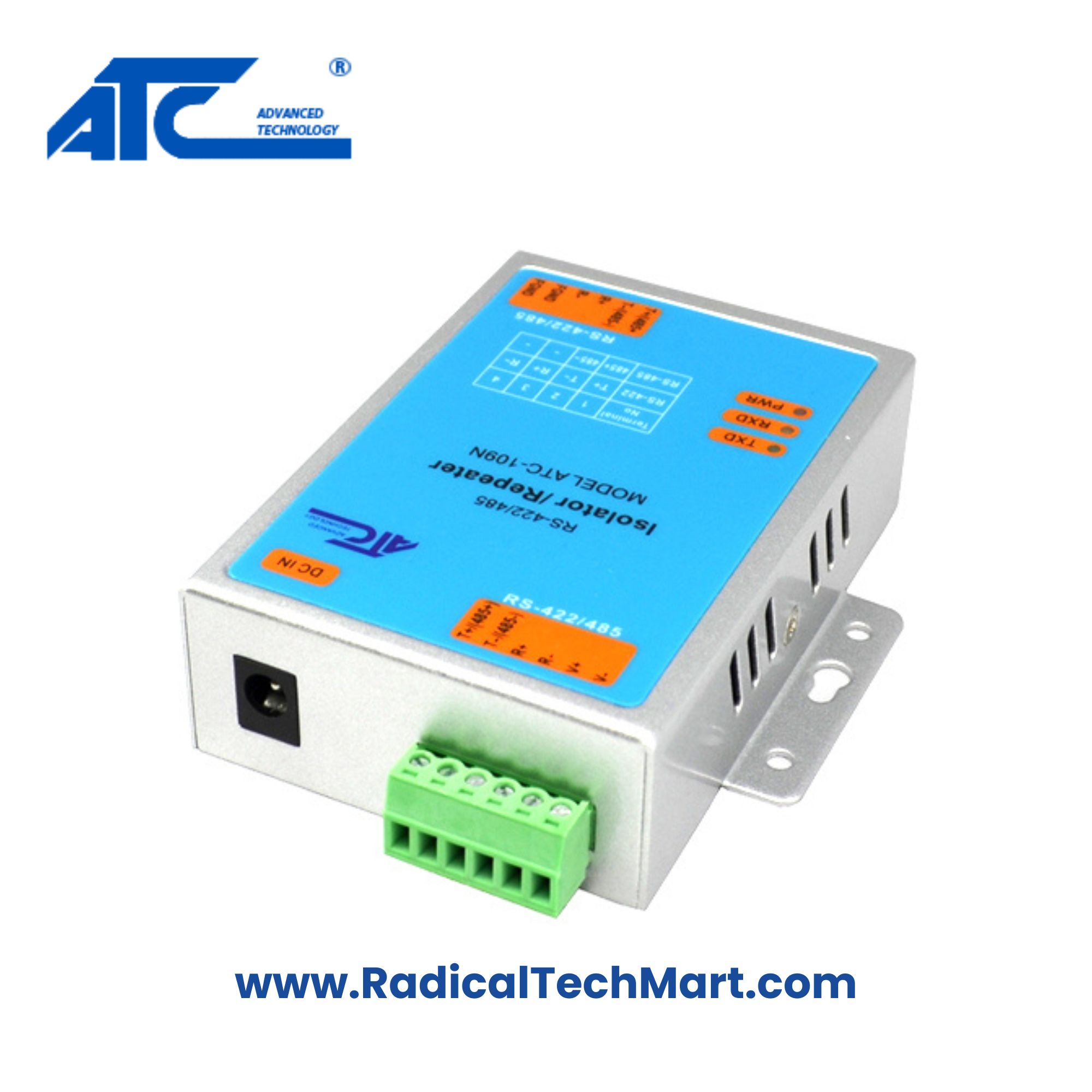 ATC-109N RS-485/422 Data Repeater with Photoelectric Isolation ATC-109N RS-485/422 Data Repeater with Photoelectric Isolation