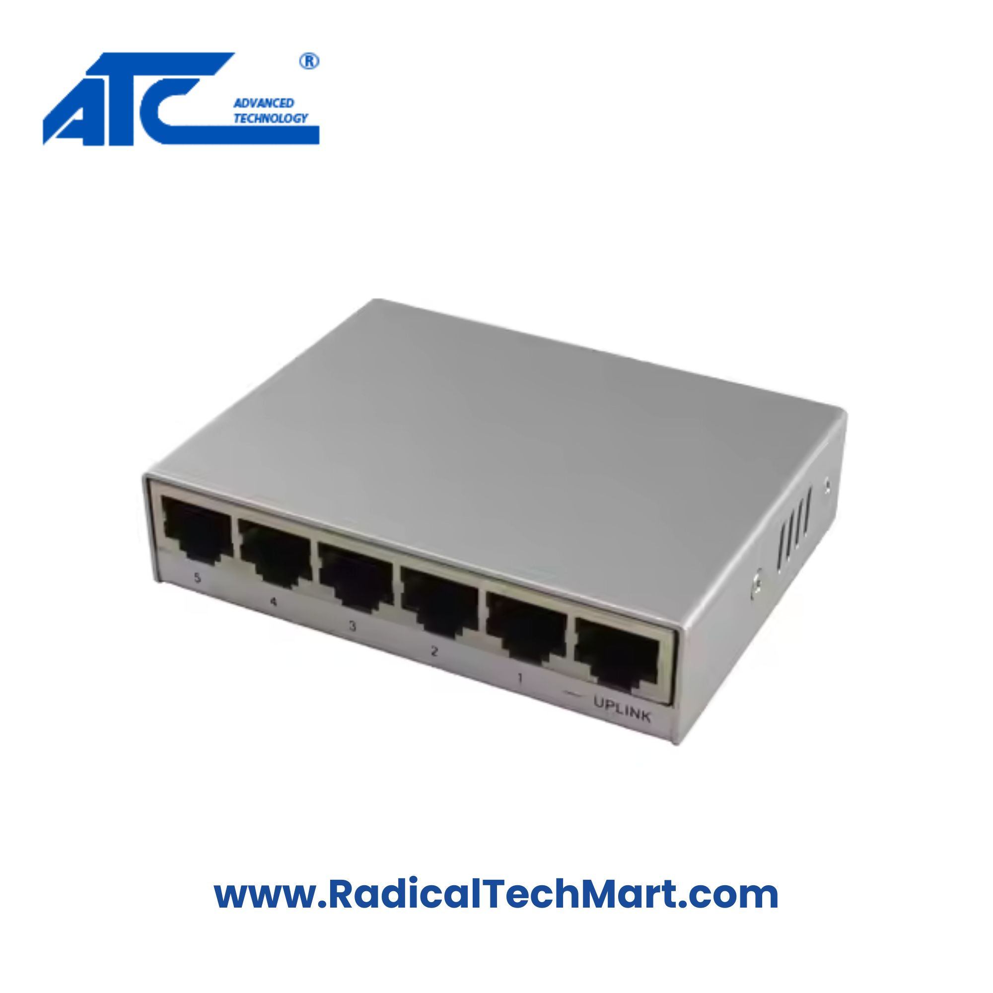 ATC-1204 RS-485 Bus Split Hub with 4 Ports and Surge Protection ATC-1204 RS-485 Bus Split Hub with 4 Ports and Surge Protection
