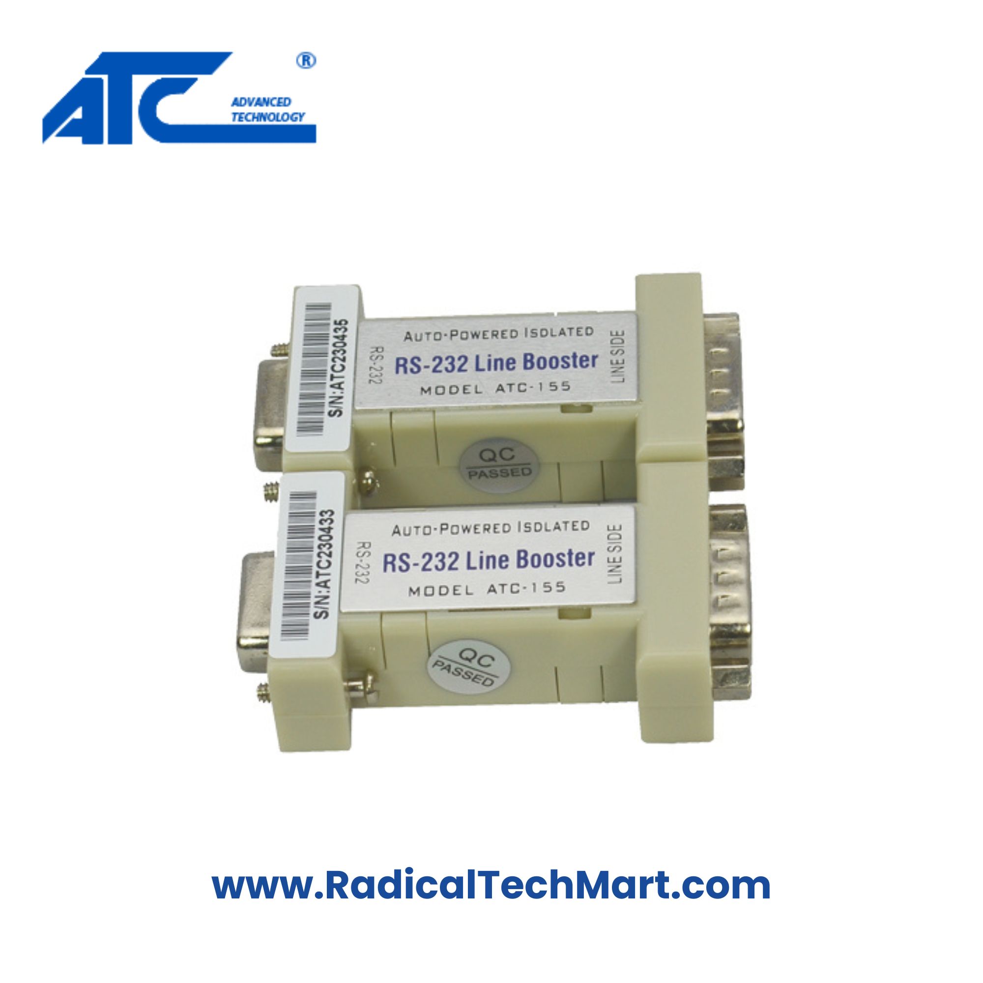 ATC-155 RS-232 Photoelectric Isolator Line Booster