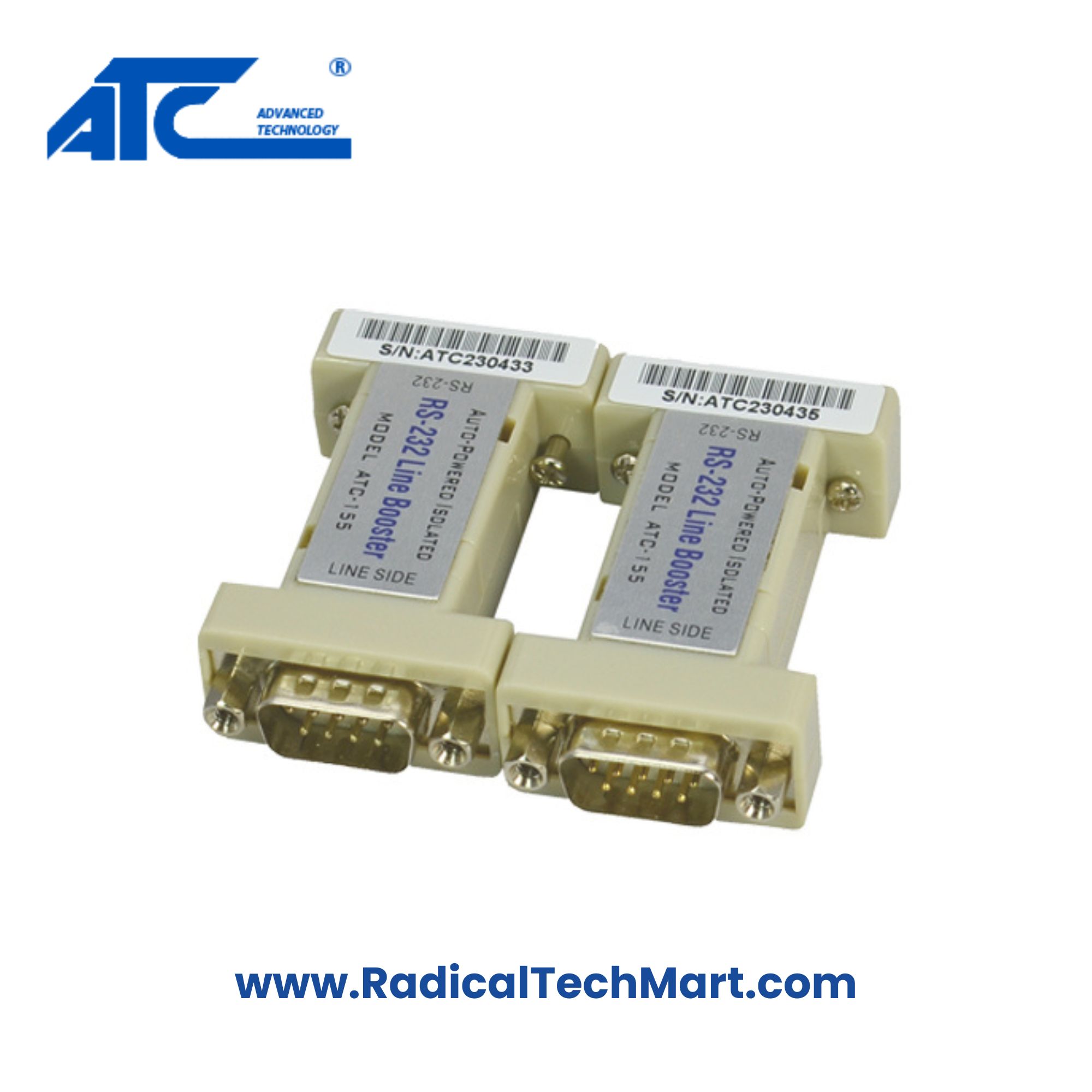 ATC-155 RS-232 Photoelectric Isolator Line Booster ATC-155 RS-232 Photoelectric Isolator Line Booster
