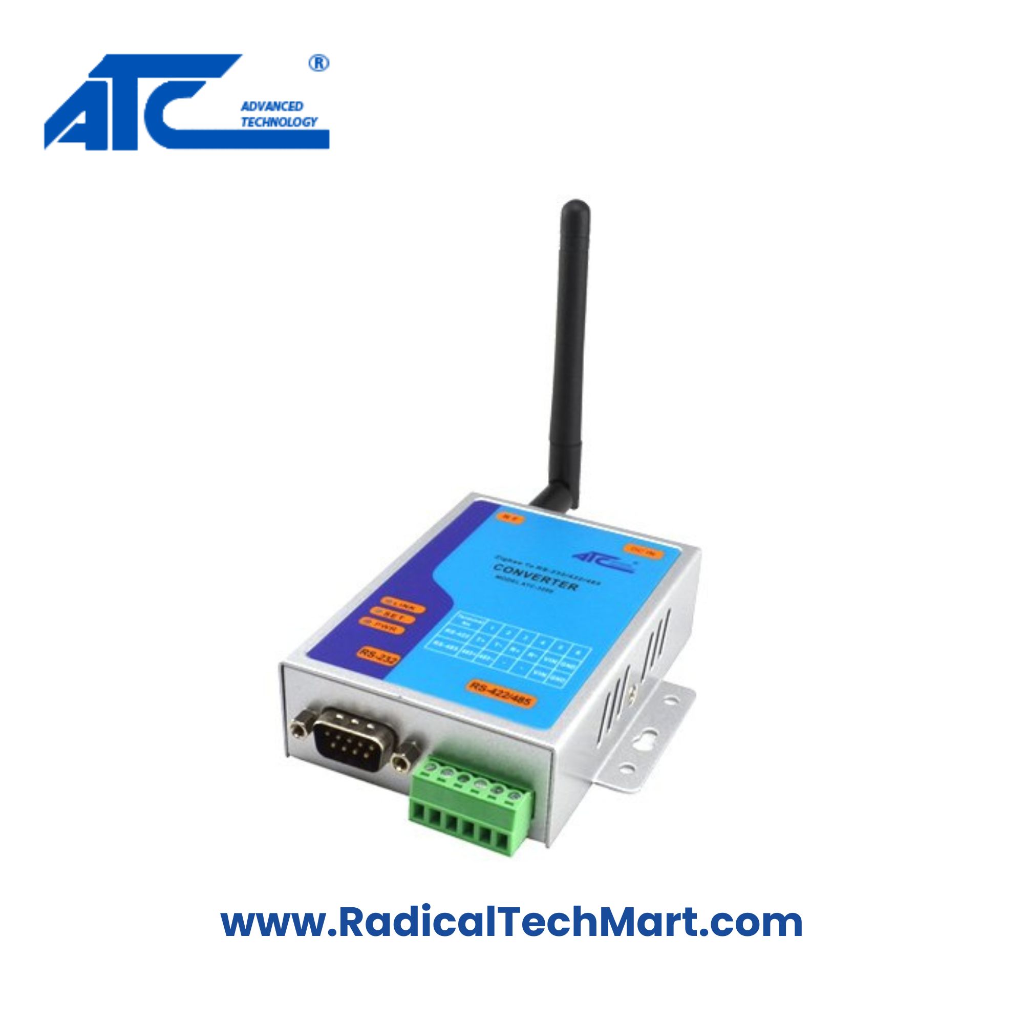 ATC-3200 Serial to Zigbee Wireless Converter for RS-232/422/485