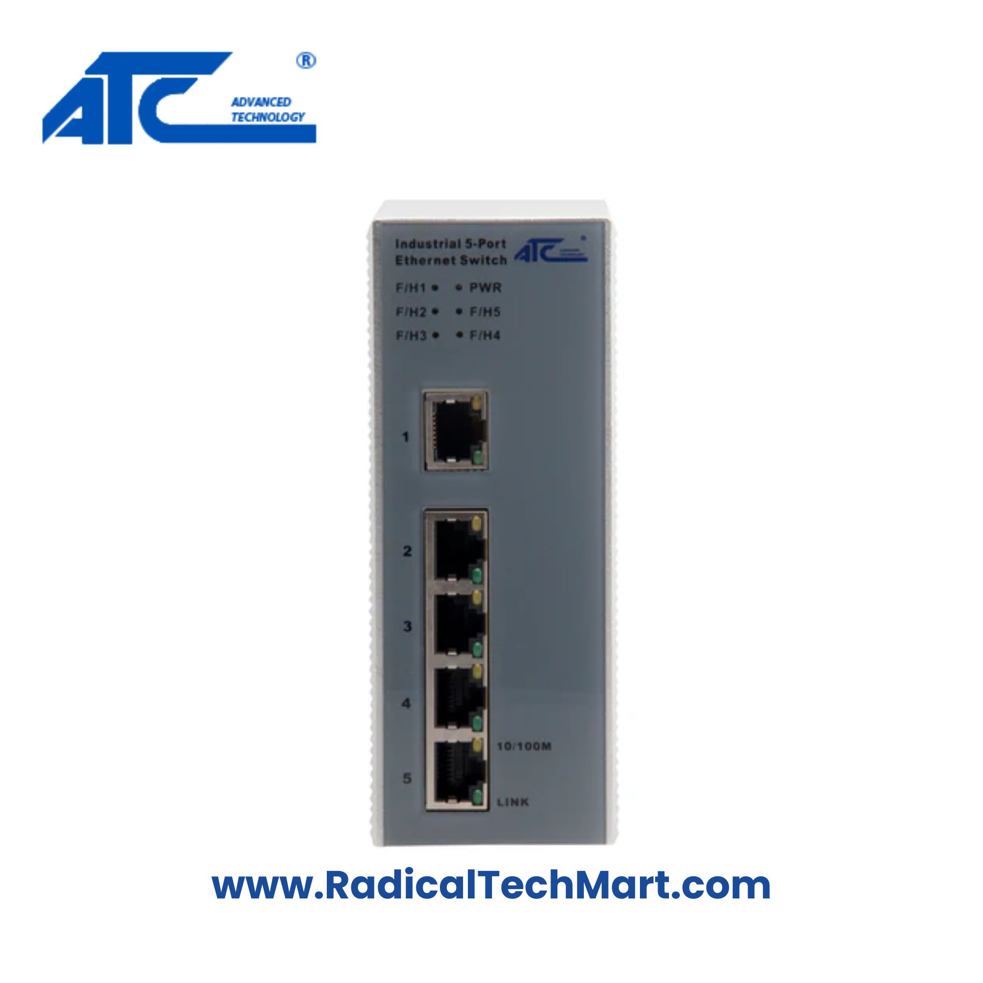 ATC-405 Managed Industrial Ethernet Switch with 5 Ports ATC-405 Managed Industrial Ethernet Switch with 5 Ports