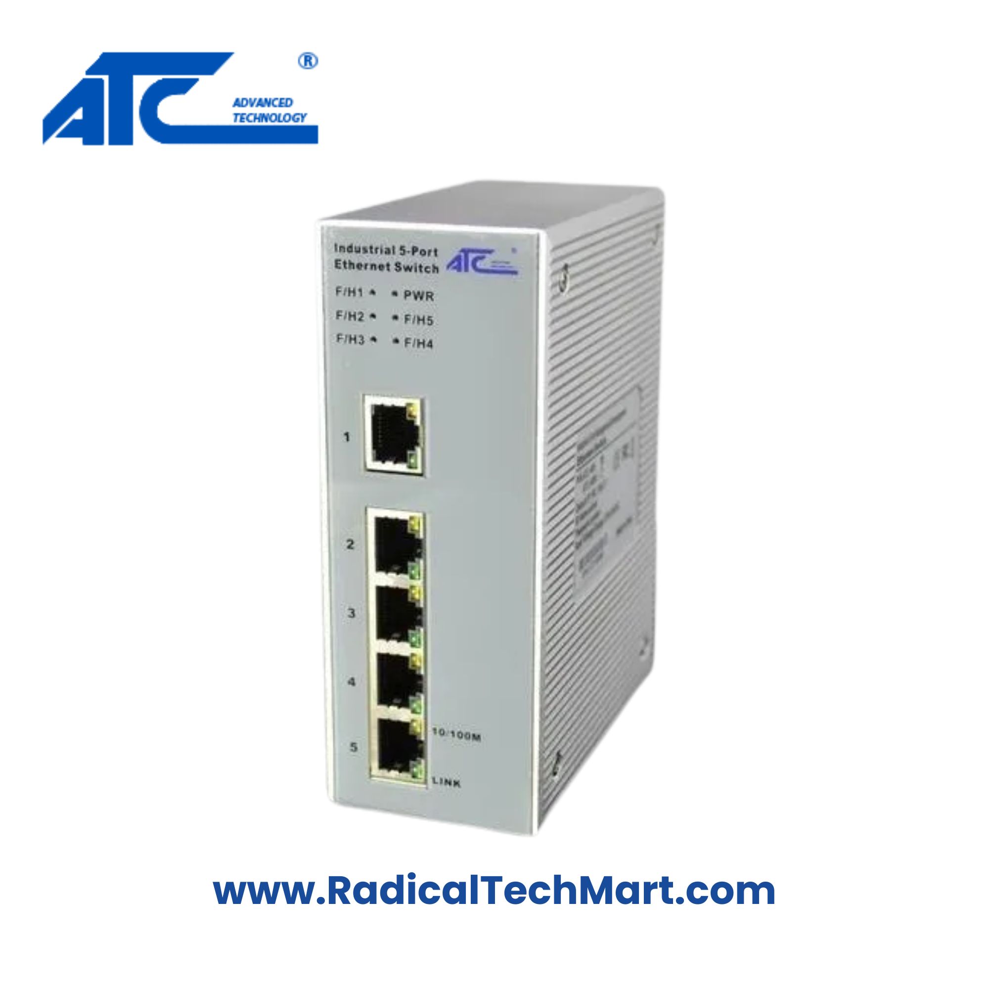 ATC-405 Managed Industrial Ethernet Switch with 5 Ports