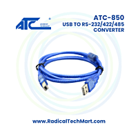ATC-850 High-Speed USB to RS-232/422/485 Converter with Isolation and Surge Protection ATC-850 High-Speed USB to RS-232/422/485 Converter with Isolation and Surge Protection