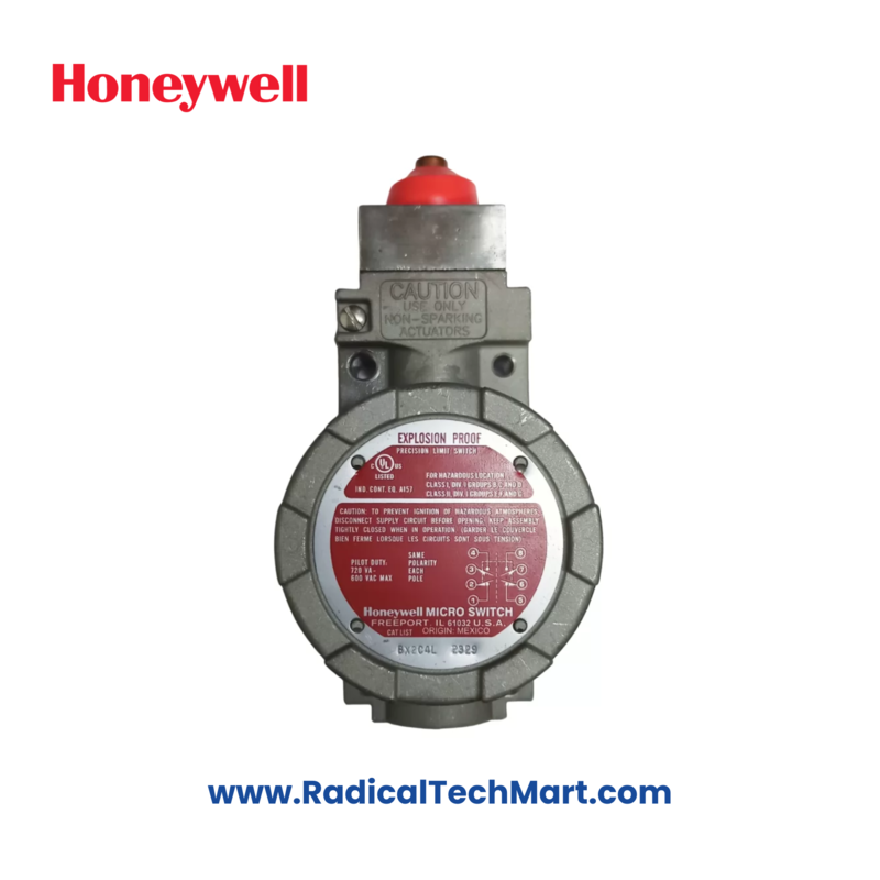 Honeywell BX2C4L Industrial Limit Switch with Top Pin Plunger Honeywell BX2C4L Industrial Limit Switch with Top Pin Plunger